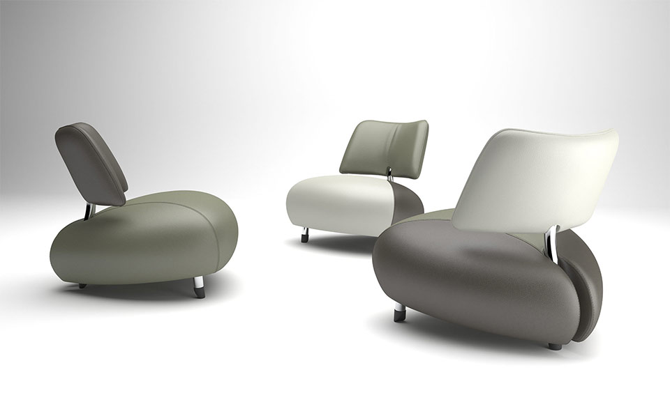 Moderne Designer Sessel von Leolux